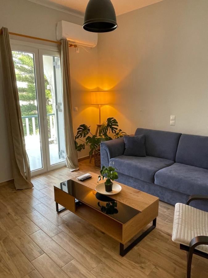 Cosy Apartment With Sea View Close To The Beach Nikiana Exteriér fotografie