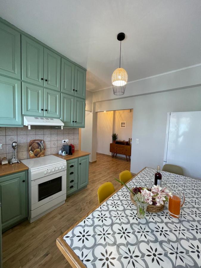 Cosy Apartment With Sea View Close To The Beach Nikiana Exteriér fotografie