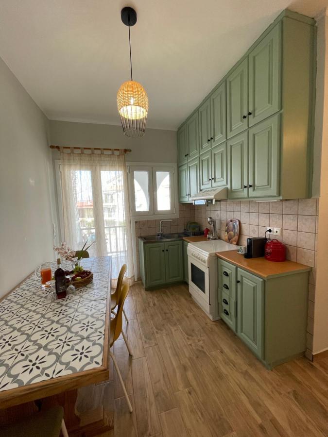 Cosy Apartment With Sea View Close To The Beach Nikiana Exteriér fotografie