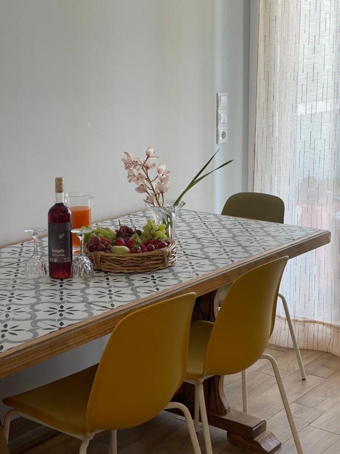 Cosy Apartment With Sea View Close To The Beach Nikiana Exteriér fotografie